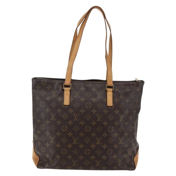 LOUIS VUITTON Monogram Cabas Mezzo Tote Bag M51151 LV Auth 148367 - Picture 3 of 16